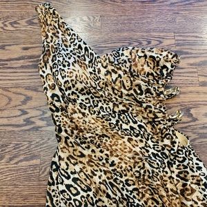 Sexy Leopard Print Evening Dress